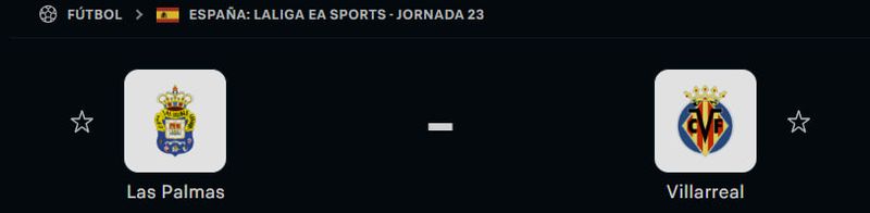 Las Palmas vs Villarreal